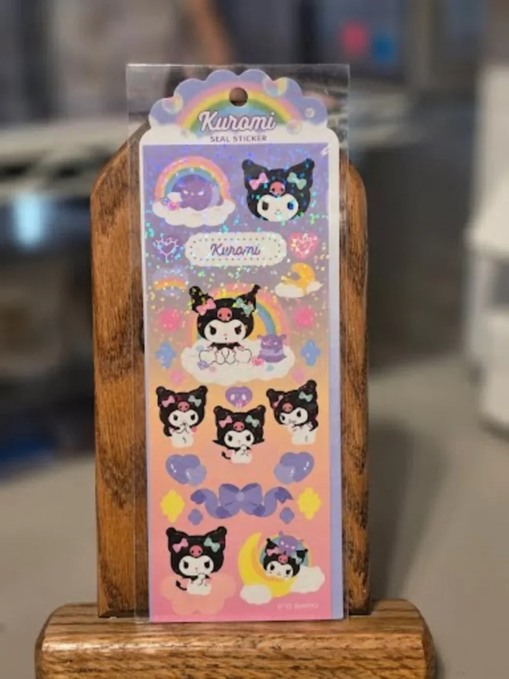 STK-2561 Kuromi Licensed Laser Sticker Sheet